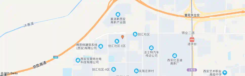 西安定昆池一路上林苑二路口_公交站地图_西安公交_妙搜公交查询2025