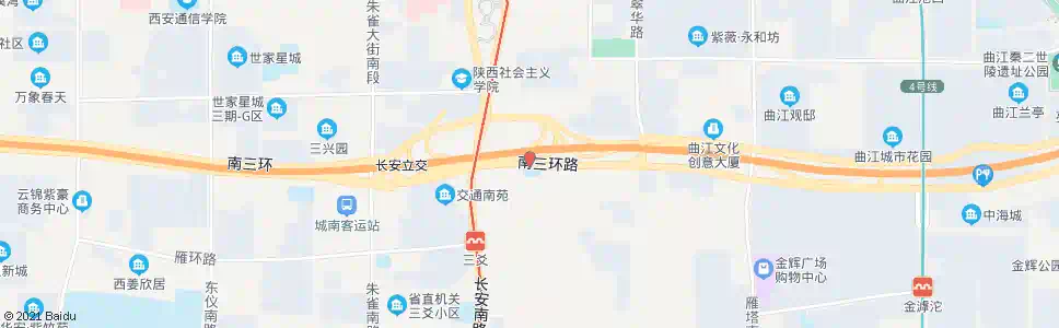 西安东三爻西_公交站地图_西安公交_妙搜公交查询2025