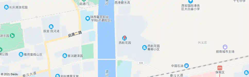 西安西航花园_公交站地图_西安公交_妙搜公交查询2025