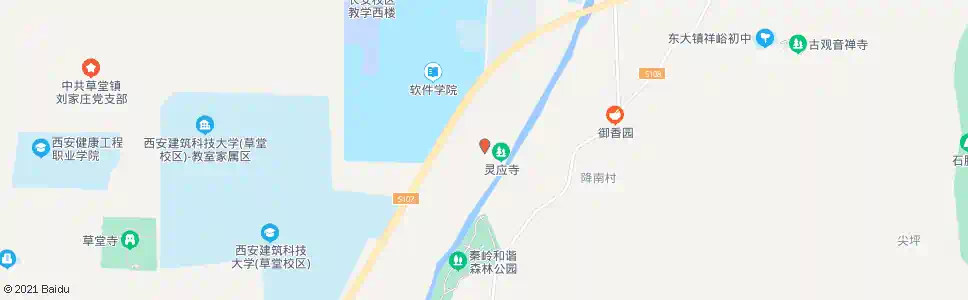 西安张灵甫陵园_公交站地图_西安公交_妙搜公交查询2025