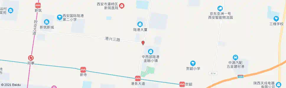 西安新民生药业_公交站地图_西安公交_妙搜公交查询2025