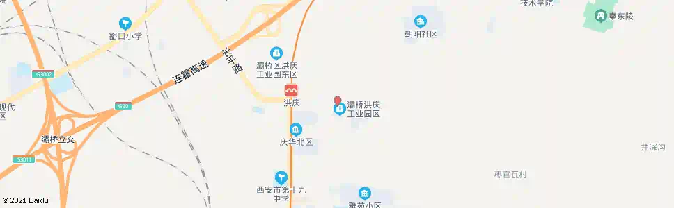 西安二炮干休所_公交站地图_西安公交_妙搜公交查询2025