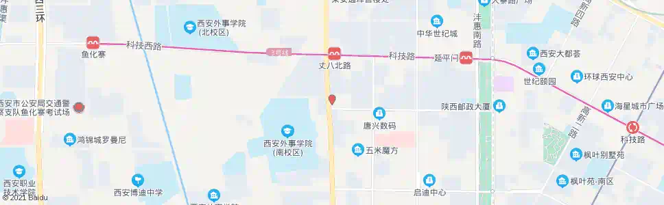 西安西辛庄_公交站地图_西安公交_妙搜公交查询2025