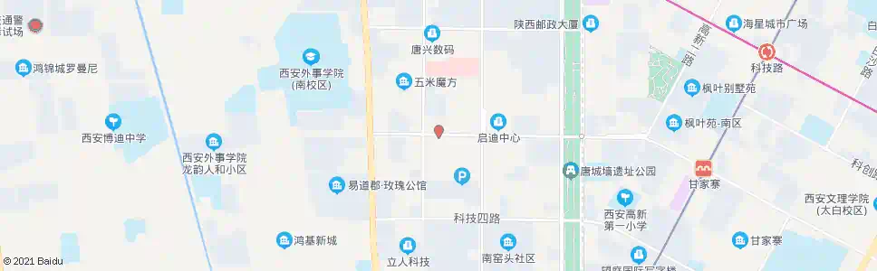 西安高新六路科技二路口_公交站地图_西安公交_妙搜公交查询2025