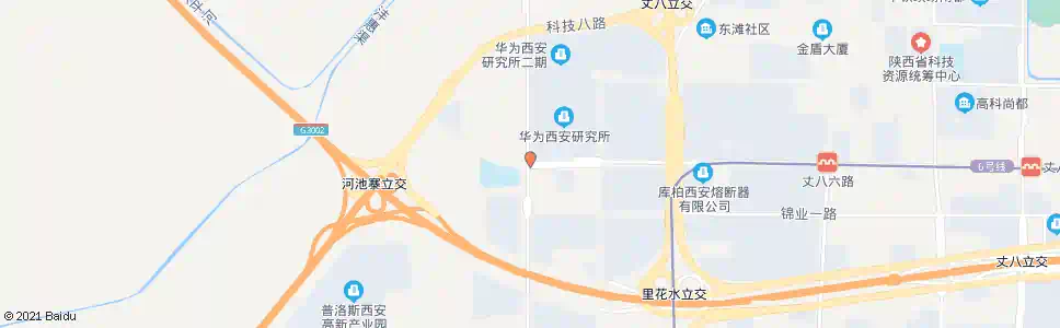 西安锦业路_公交站地图_西安公交_妙搜公交查询2025