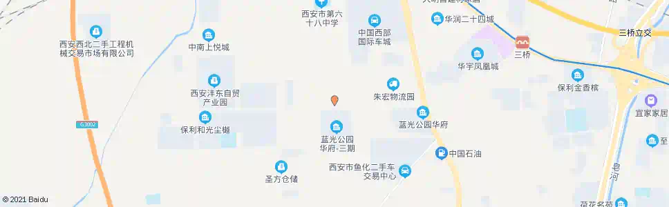 西安英捷旧车交易中心_公交站地图_西安公交_妙搜公交查询2025
