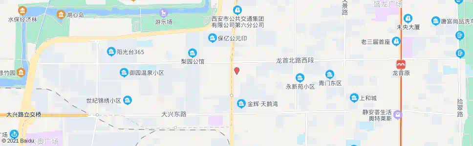 西安朱宏路机电市场_公交站地图_西安公交_妙搜公交查询2025
