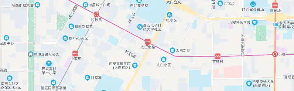 西安交警支队_公交站地图_西安公交_妙搜公交查询2025