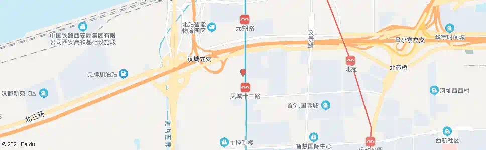西安经开区管委会_公交站地图_西安公交_妙搜公交查询2025