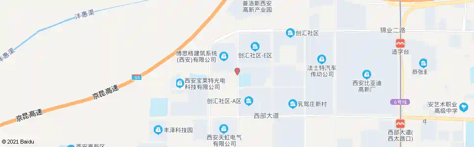 西安韦斗路上林苑三路_公交站地图_西安公交_妙搜公交查询2025