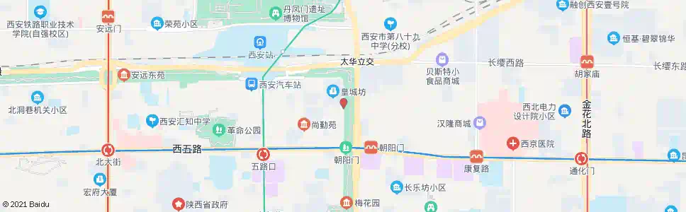 西安东七路_公交站地图_西安公交_妙搜公交查询2025