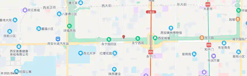 西安朱雀门(小南门)_公交站地图_西安公交_妙搜公交查询2025