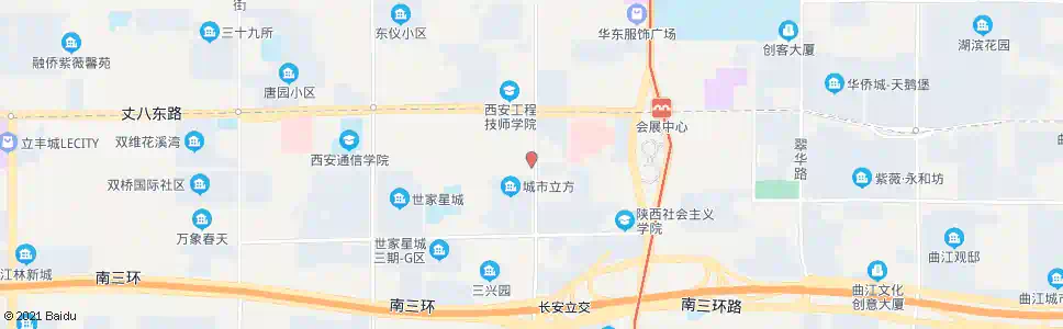 西安南郊储备厂_公交站地图_西安公交_妙搜公交查询2025