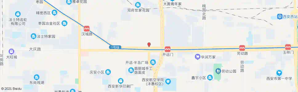 西安西电西开公司_公交站地图_西安公交_妙搜公交查询2025