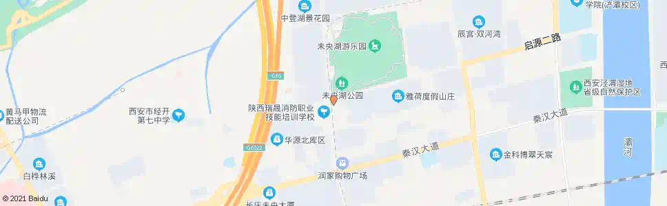 西安未央湖_公交站地图_西安公交_妙搜公交查询2025