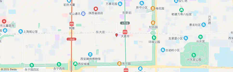 西安马厂子_公交站地图_西安公交_妙搜公交查询2025