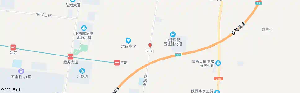西安贺韶村_公交站地图_西安公交_妙搜公交查询2025
