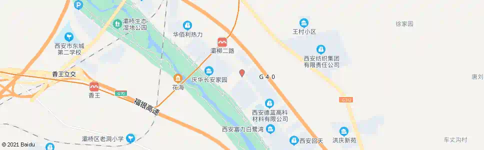 西安灞柳四路纺园四路_公交站地图_西安公交_妙搜公交查询2025