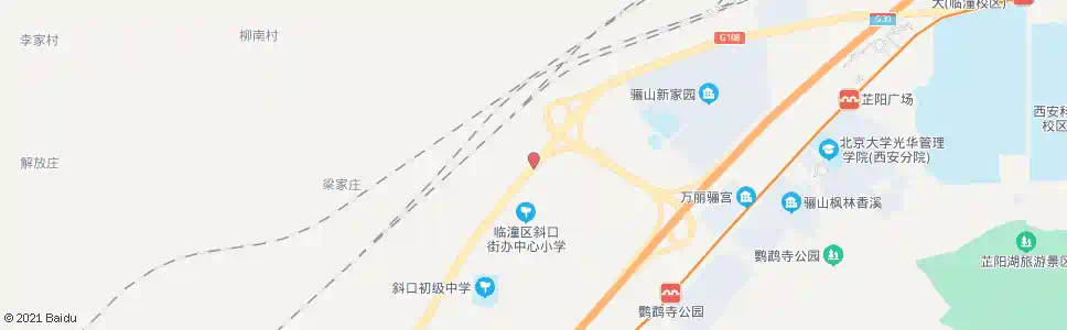 西安张家堡西_公交站地图_西安公交_妙搜公交查询2025