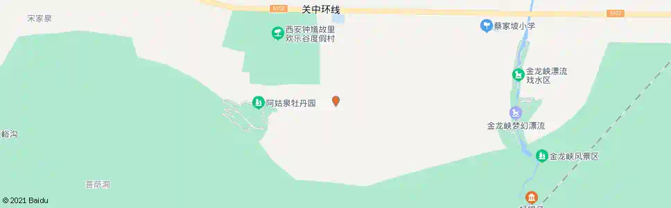 西安潭峪口村_公交站地图_西安公交_妙搜公交查询2025
