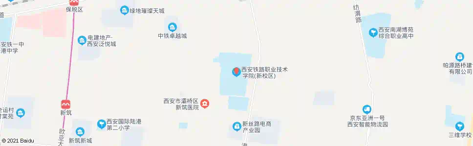 西安西铁职院_公交站地图_西安公交_妙搜公交查询2025