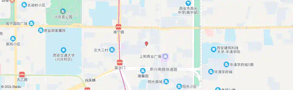 西安火炬路中段_公交站地图_西安公交_妙搜公交查询2025