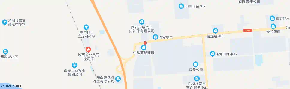 西安渭华路_公交站地图_西安公交_妙搜公交查询2025