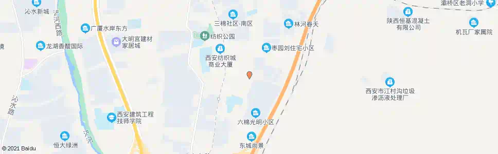 西安纺东街纺五路口_公交站地图_西安公交_妙搜公交查询2025