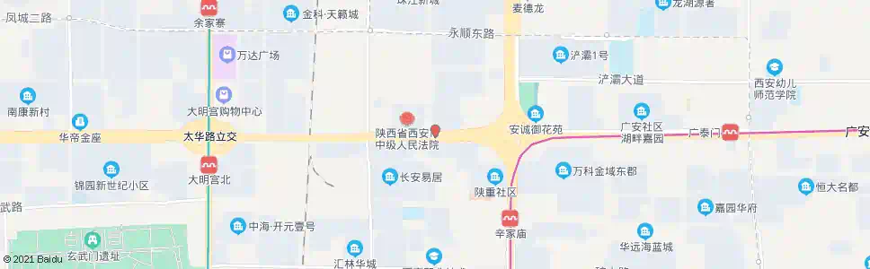 西安辛家庙西村_公交站地图_西安公交_妙搜公交查询2025