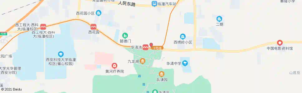 西安临潼区政府_公交站地图_西安公交_妙搜公交查询2025