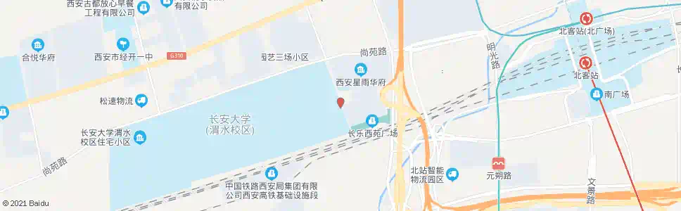 西安长安大学渭水校区东门_公交站地图_西安公交_妙搜公交查询2025