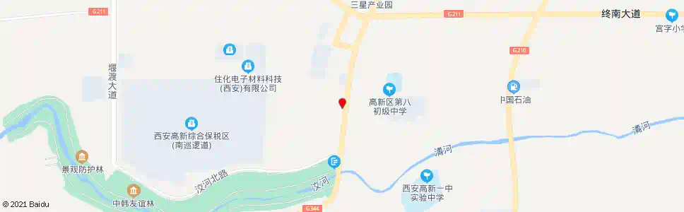 西安张王村_公交站地图_西安公交_妙搜公交查询2025