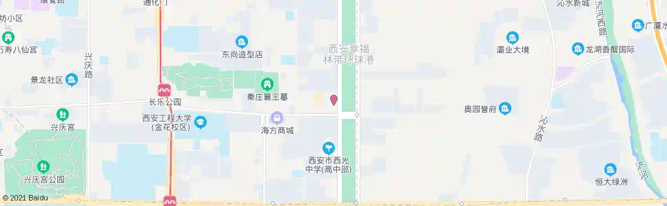 西安韩森寨(韩森寨装饰家居城)_公交站地图_西安公交_妙搜公交查询2025