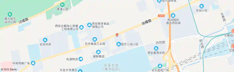 西安尚稷路草滩二路(农技站)_公交站地图_西安公交_妙搜公交查询2025