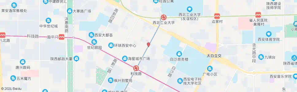 西安高新路光华路口_公交站地图_西安公交_妙搜公交查询2025