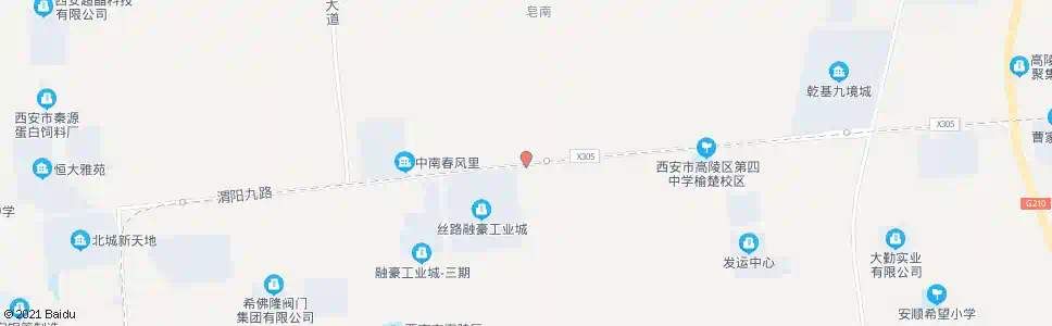 西安团庄_公交站地图_西安公交_妙搜公交查询2025