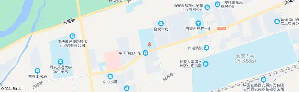 西安尚稷路草滩六路(博爱学校)_公交站地图_西安公交_妙搜公交查询2025
