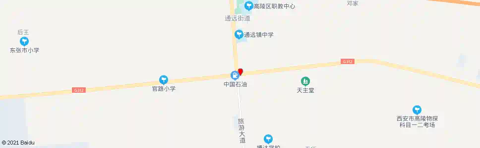西安通远十字_公交站地图_西安公交_妙搜公交查询2025