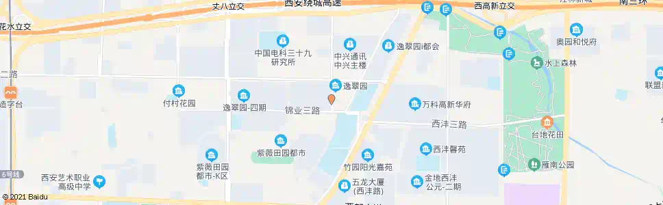 西安丈八二路南段_公交站地图_西安公交_妙搜公交查询2025