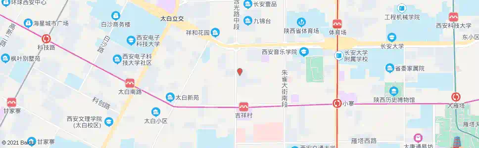 西安唐城宾馆_公交站地图_西安公交_妙搜公交查询2025