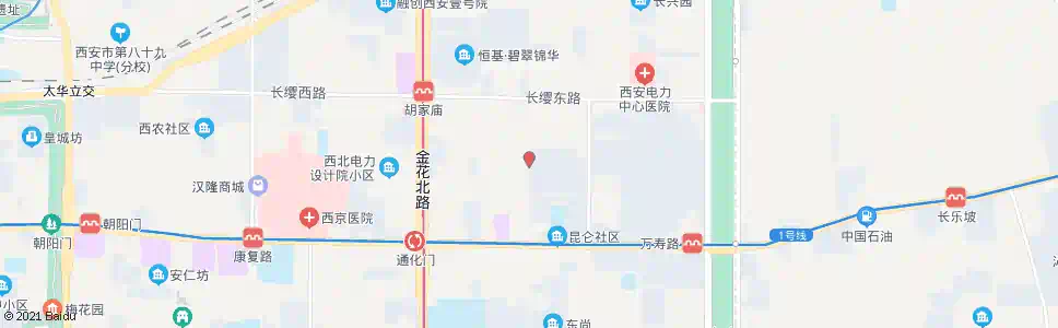 西安万年路中段_公交站地图_西安公交_妙搜公交查询2025