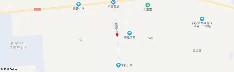 西安华邑庄_公交站地图_西安公交_妙搜公交查询2025