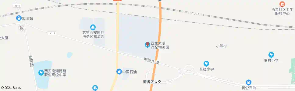 西安大明汽车配件城_公交站地图_西安公交_妙搜公交查询2025