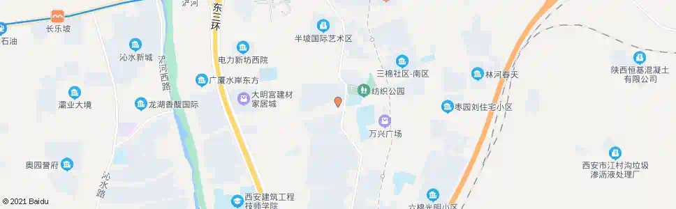西安纺西街纺四路口_公交站地图_西安公交_妙搜公交查询2025