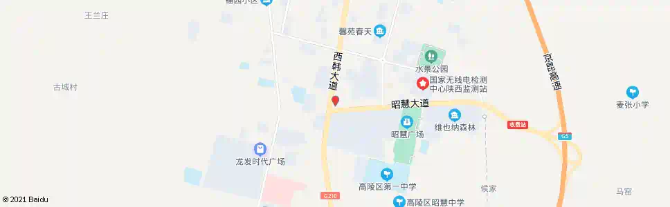 西安高陵交警大队_公交站地图_西安公交_妙搜公交查询2025