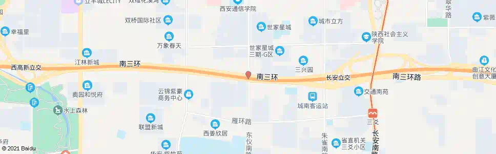 西安东姜村_公交站地图_西安公交_妙搜公交查询2025