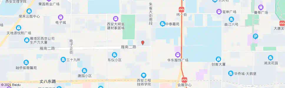 西安明德门小区_公交站地图_西安公交_妙搜公交查询2025