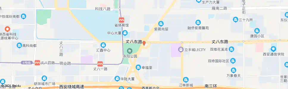 西安丈八东路_公交站地图_西安公交_妙搜公交查询2025