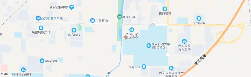 西安石油大学学生公寓_公交站地图_西安公交_妙搜公交查询2025