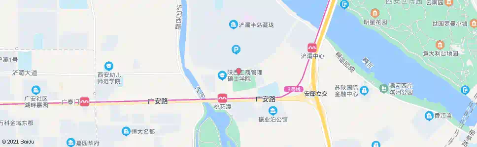 西安浐灞金融商务区_公交站地图_西安公交_妙搜公交查询2025